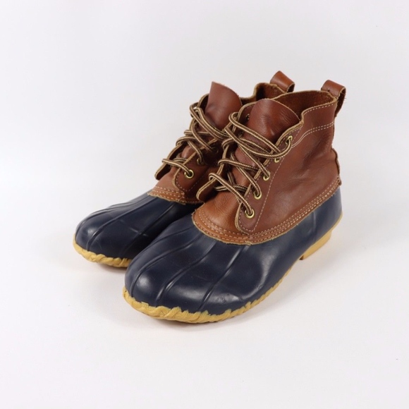 Vintage Eddie Bauer Leather Rubber Duck